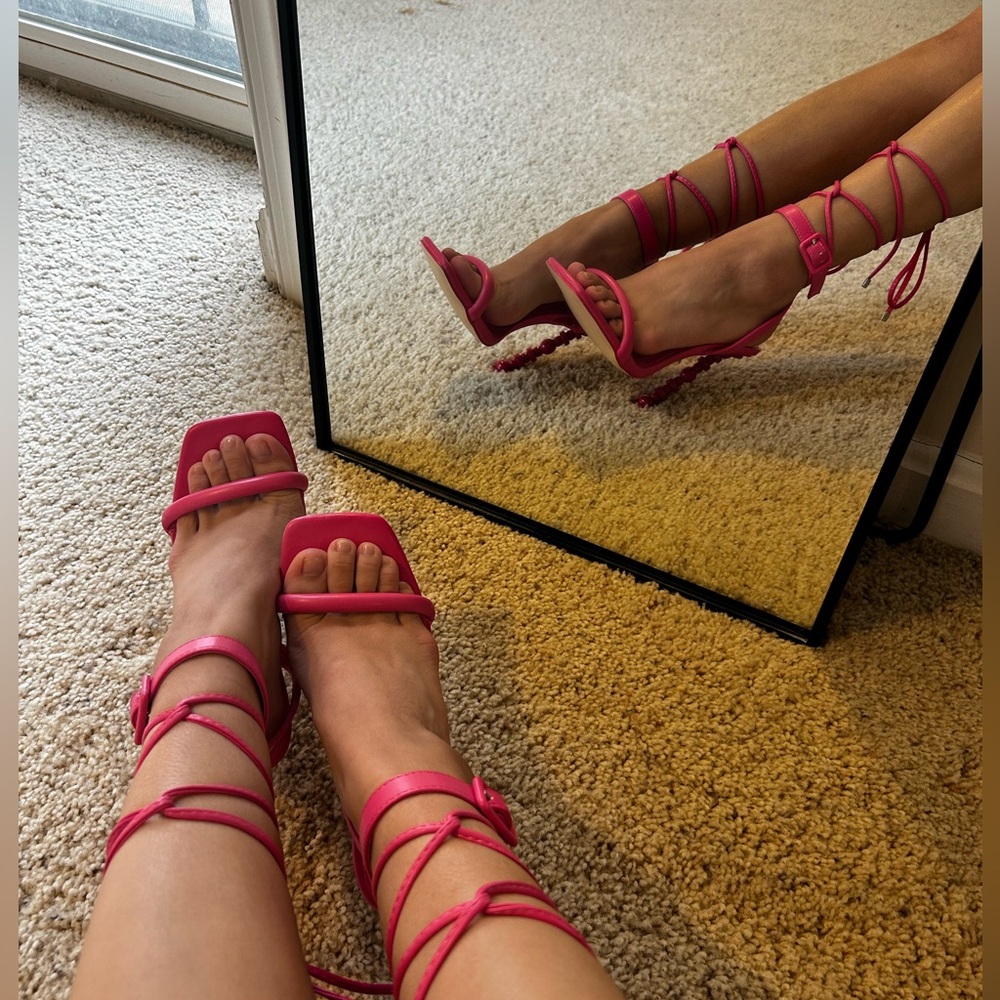 Hot Pink Heels (Never Worn) US Womens 5.5